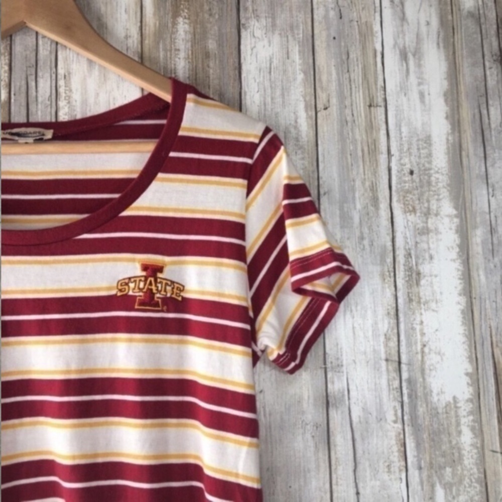 NCAA lowa State Cyclones Striped Tee - Picture 2 of 4